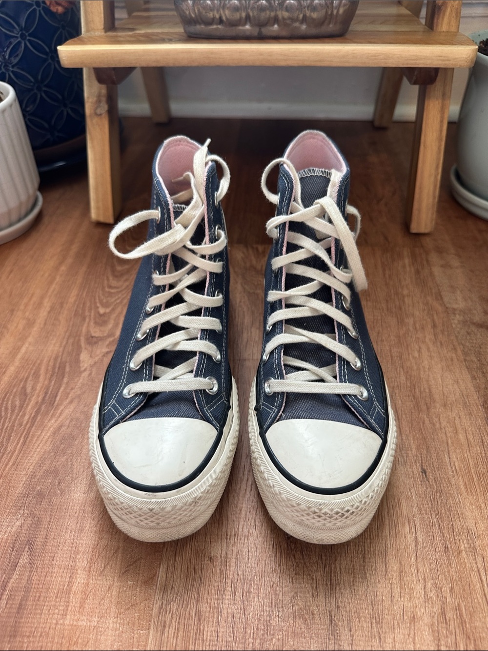 Converse High Top Platform Sneakers
